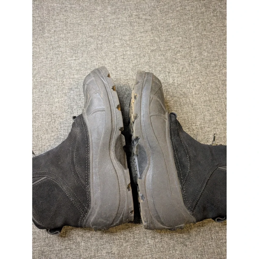 Sorel Thinsulate Zip Up Boots Men's 10.5 Outdoor Winter Snow Shoes Black